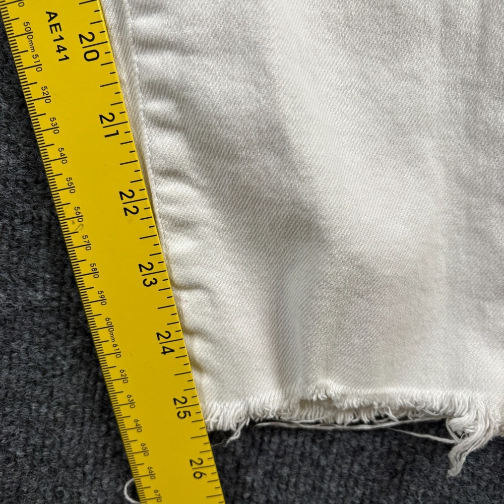 Levi Strauss & Co 721 Skinny Ankle Jeans Womens 33x25.5 White Denim High Rise - Picture 9 of 12